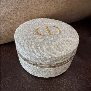 Dior Parfums - Christian Dior Round Gold Trousse Pouch